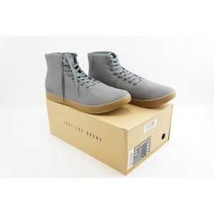 NIB NOBULL Canvas Trainer High Top Dark Grey Gum‎ Sole Sneakers Shoes M18 W19.5